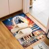 1PC Custom Name Equestrian Sunset Majesty Theme Floor Mat Ideal for Living Room, Game Rooms, Office, Bedroom,Floor Mat Playful Design