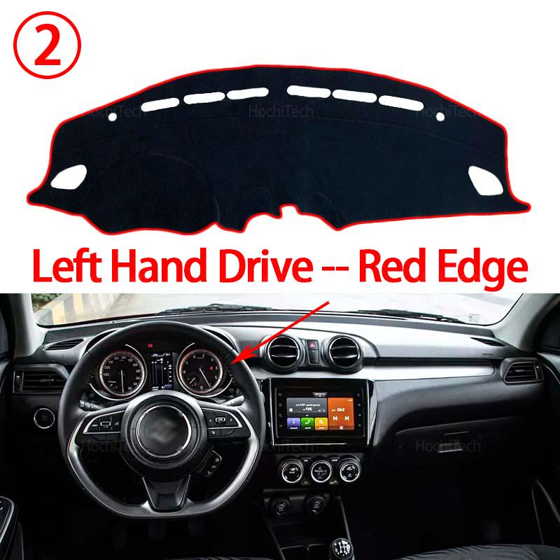 For Suzuki Swift A2L 2017~2021 Interior Accessories Auto Car Dashboard Cover Dash Mat Board Pad Carpet Dashmat Anti-UV Mats