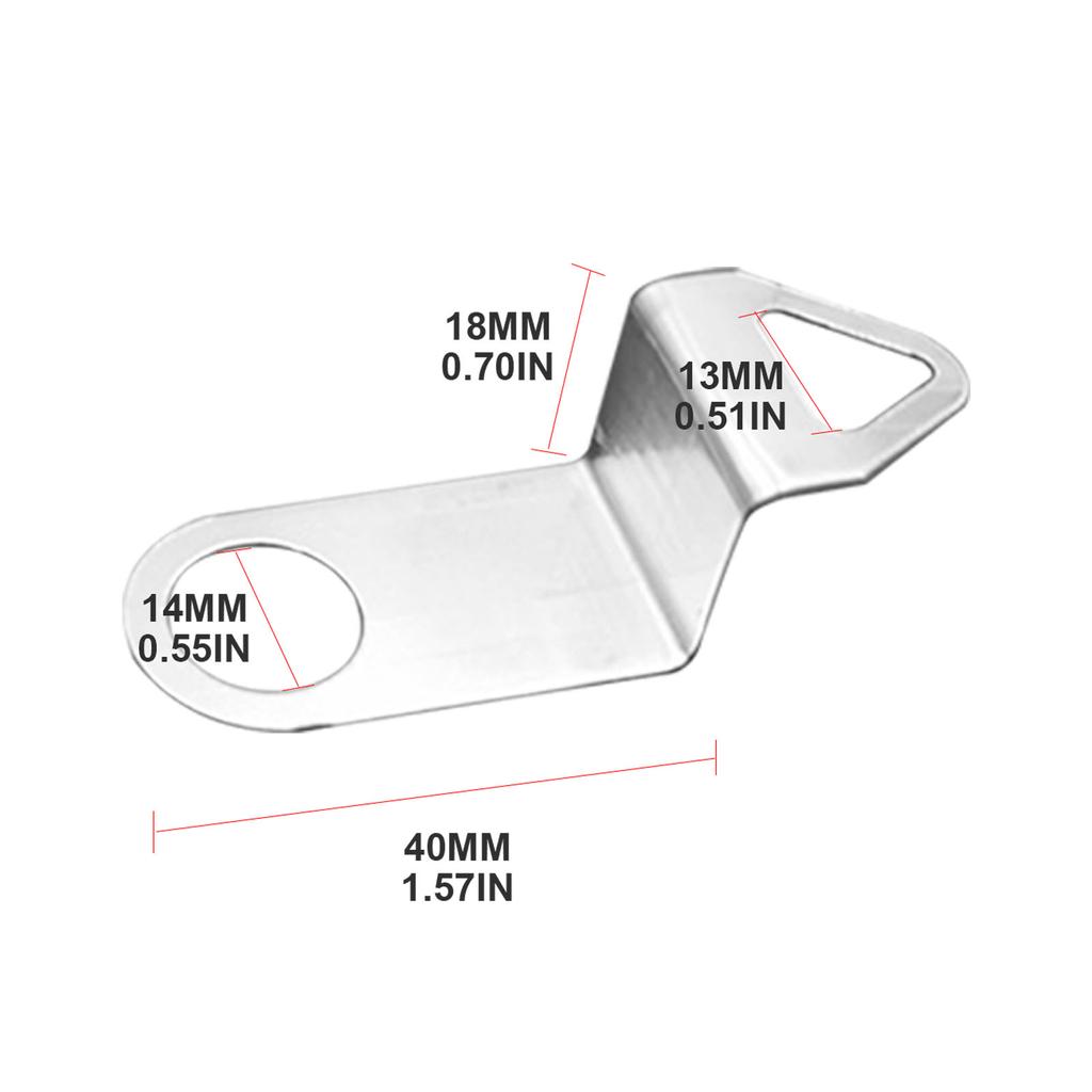 Nástěnné hodiny Kovové háčky 20ks/set Mechanismus hodinek Strojek Vnitřní díly pro opravu hodinek Příslušenství pro kutily