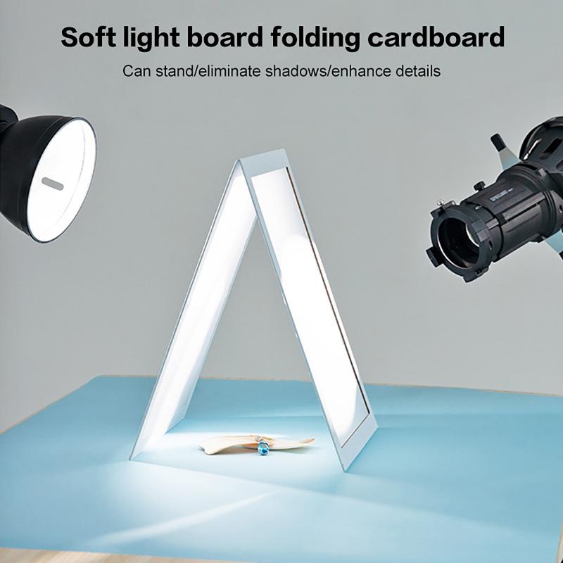 425*295Mm Portable Photography Reflector Foldable V-Flat Light Reflector For Photography Double-Sided Light Diffuser Board