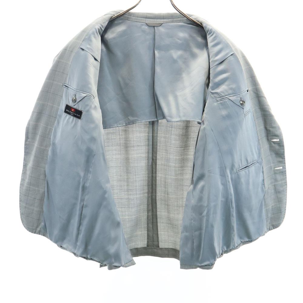 BALENCIAGA 90s Made in Japan Old Check Pattern tailored jacket blazer Men's Used