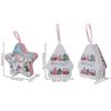Christmas Decor Tinplate Box Storage Box With Lanyard Candy Biscuit Box Jewelry Storage Party Favors Christmas Tree Decoration