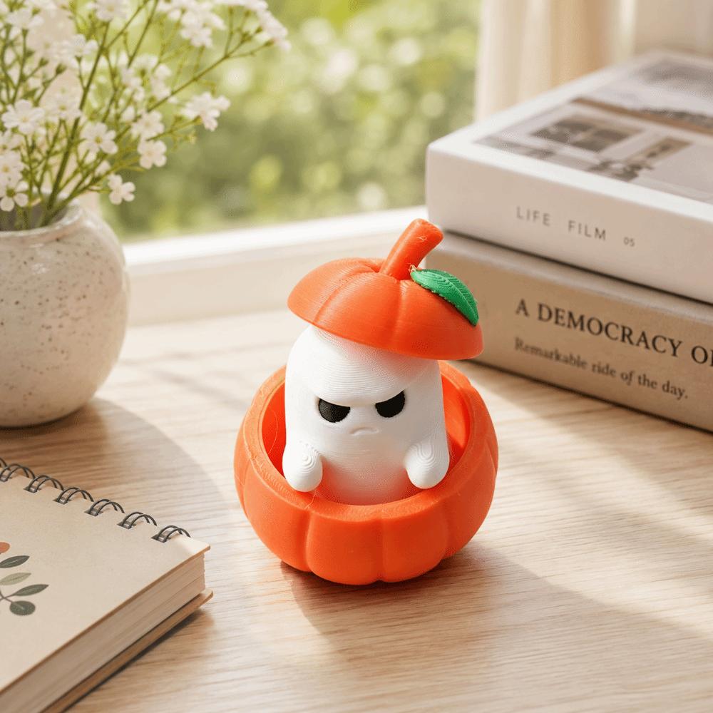 Halloween Party Props Pumpkin Ornaments Funny Candy Box Home Desktop Decoration