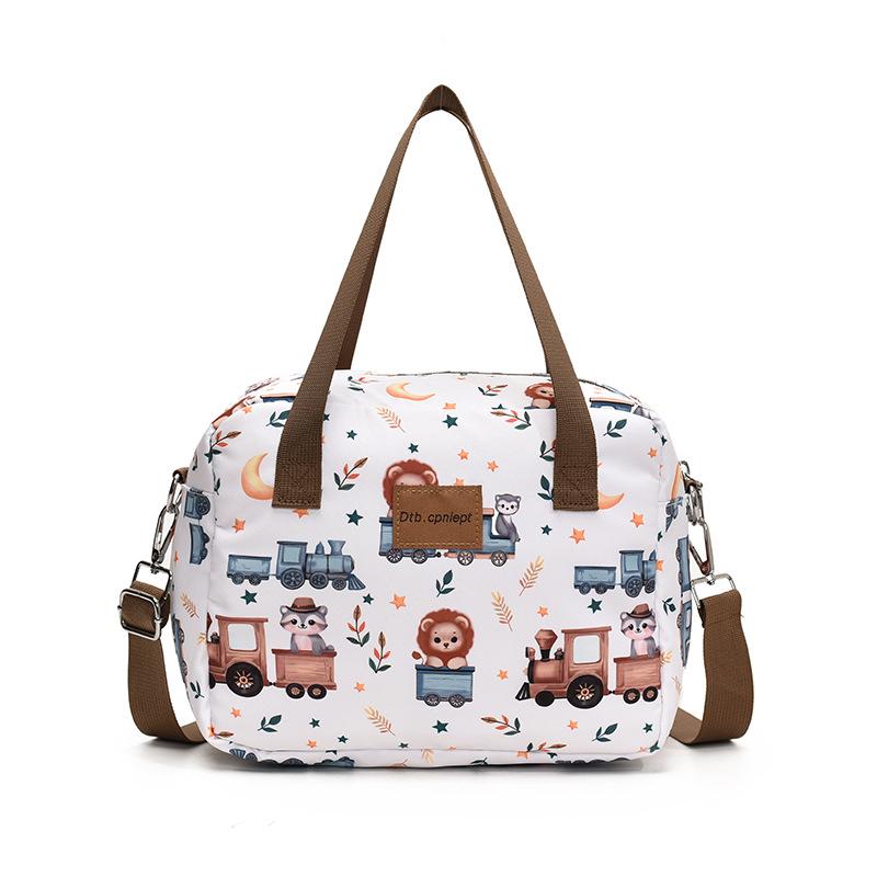 

Mommy & Baby Cute Cartoon Outing Handbag - 2025 New Single Shoulder Crossbody & Lunch Bag коричневый