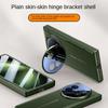 Leder mit Sichtschutz-Schutzglas-Hülle für VIVO X Fold 5 x Fold5 Federgelagerte Kameraabdeckung