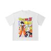 260 GSM Double Yarn 32 Count 100% Cotton Dragon Ball V56 Goku Print Unisex Heavy Cotton T Shirt