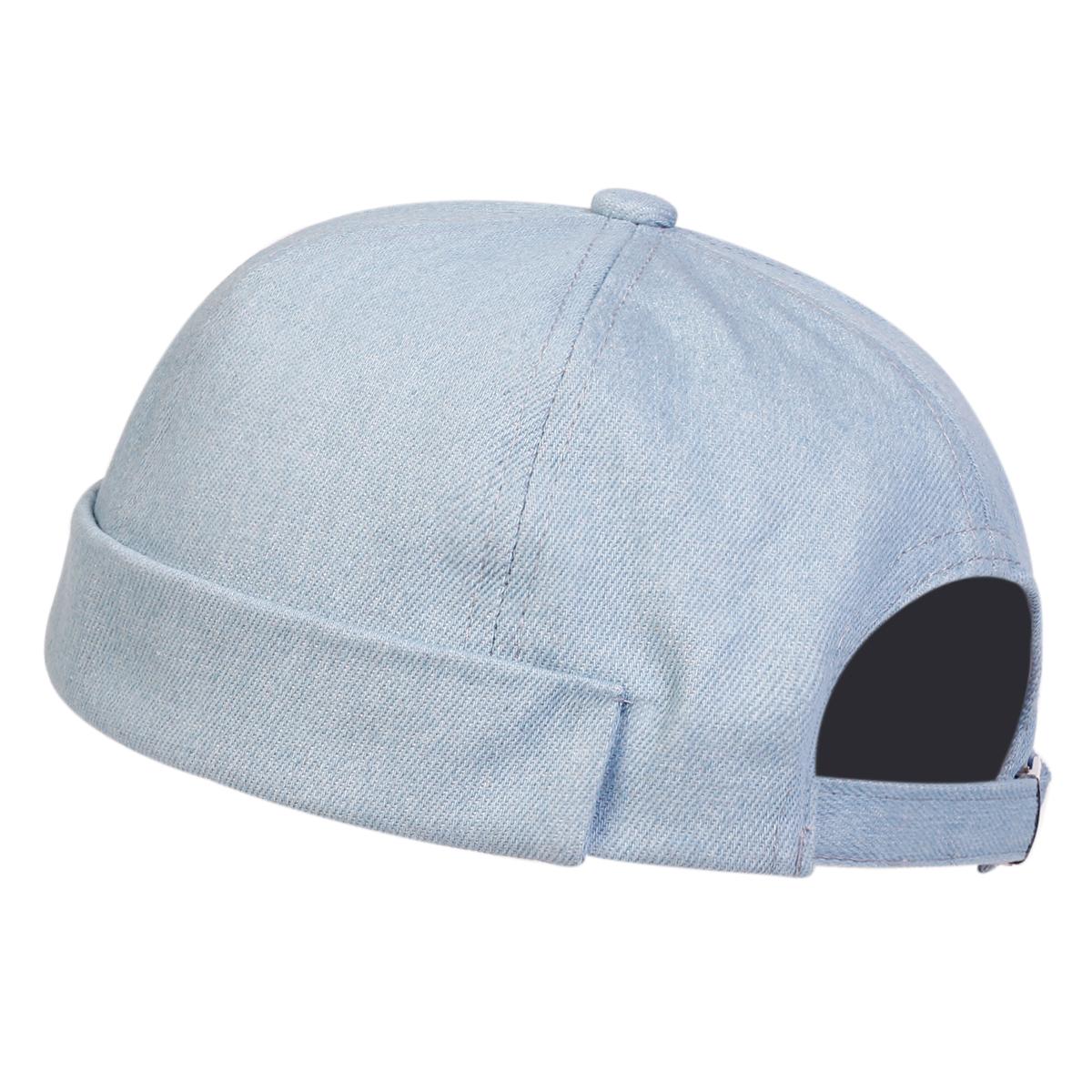 

Однотонная джинсовая кепка-фермерка унисекс, зимняя теплая шапка, уличная повседневная шапка-бини, кепки, пляжные шляпы небесно-голубой