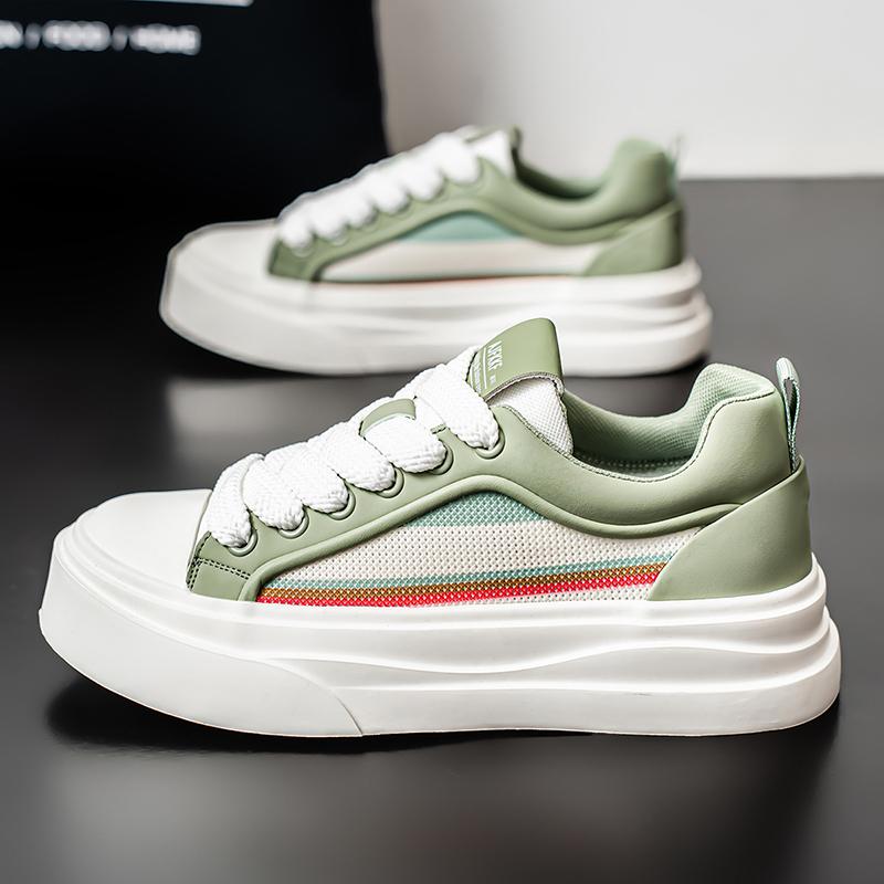 

Мужская повседневная обувь Four Seasons Fashion Students, удобные кроссовки для мальчиков, трендовая обувь с мягкой подошвой и дышащими свойствами 44 зелёный