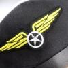 Costume Prop Pilot Hat Airline Theme Men Uniforms Air Force Cap Navy Marine Fancy Dress Uniform Pilot Cap Party Cosplay