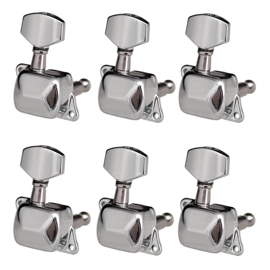 6 bucăți Coarde de acordare pentru chitară Capete pentru aparate de acordare semi-închise Tunere pentru electrice