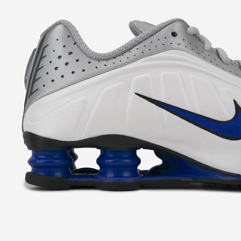 Nike Shox R4 Orlando Men Sneakers White Metallic-Silver Royal HQ1988-100