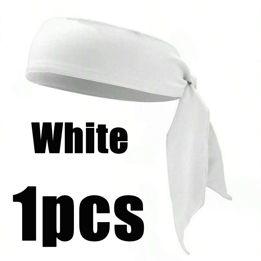 

Solid Color Tennis Headband Polychrome Sweatband Women Men Hair Band Cycling Turban Headband Running Basketball Yoga Decoration