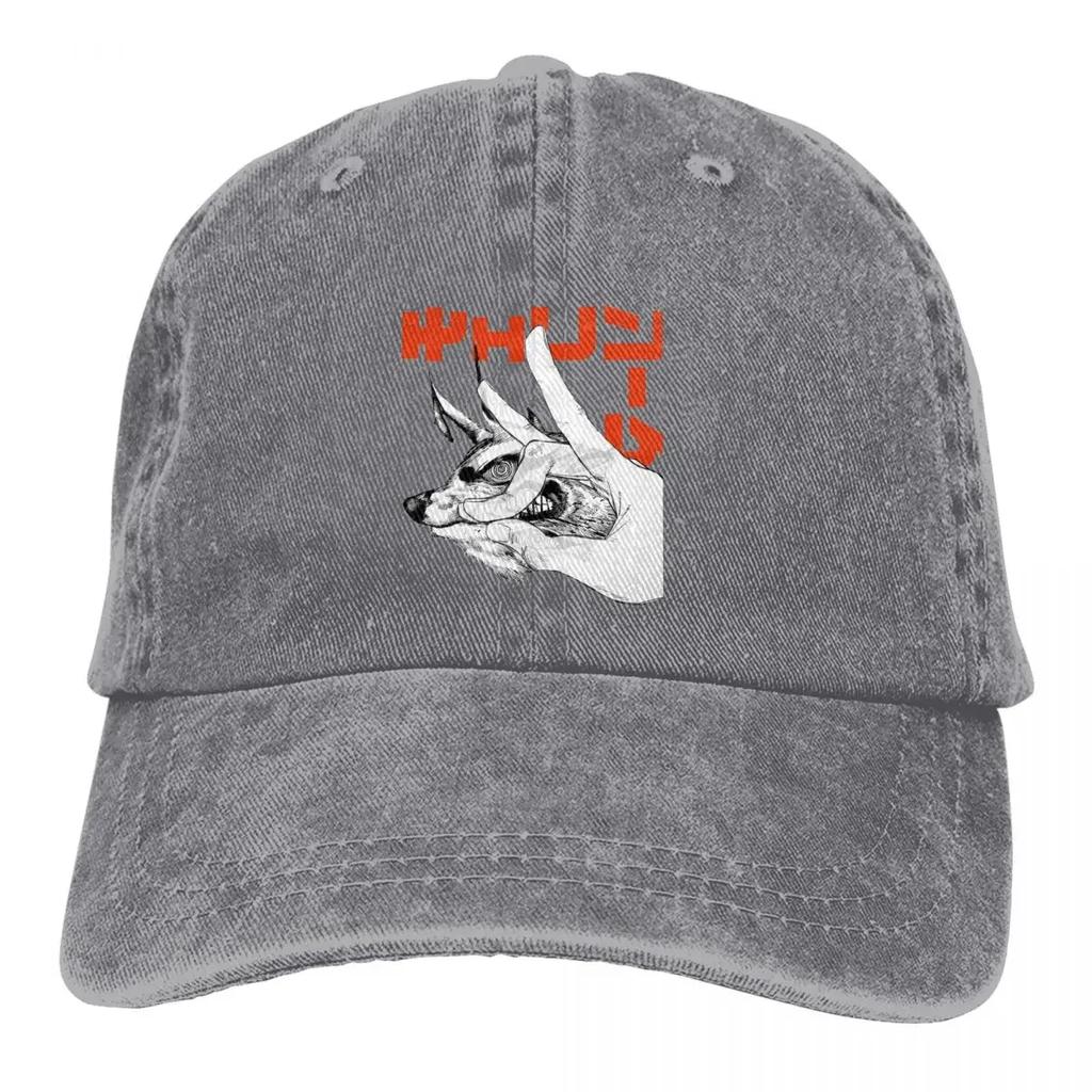 Chainsaw Man Anime Mehrfarbige Mütze Schirmmütze Herren Damen Cowboymütze Fox Devil Baseballkappen Personalisierte Visierschutzhüte