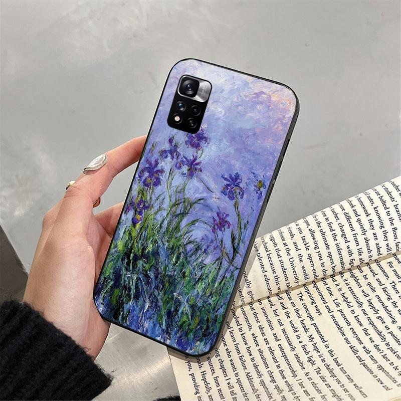 Claude Monet Garden Phone Case For Xiaomi Redmi note 13 12 Pro 11S 11 10 Pro 10S 12S Redmi 13 14C 10 13C