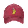 Washed Baseball Cap Cute Pikmins  Summer Hip Hop Hats For Unisex Unisex  Design Print Kpop Rock Sun Baseball Caps