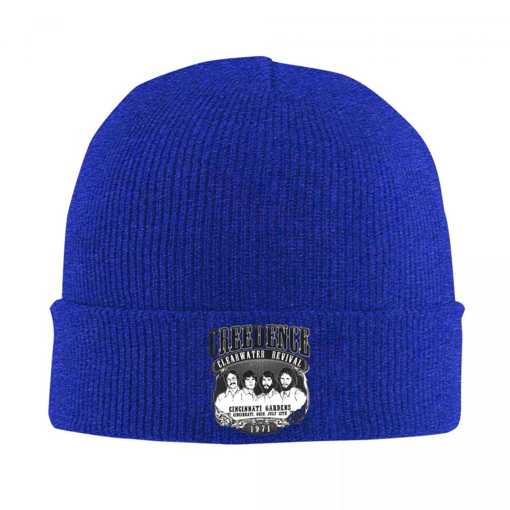 Creedence Clearwater Revivals Warm Knitted Cap Winter Knit Bonnet Hat Skullies Beanies Hip Hop Caps for Unisex
