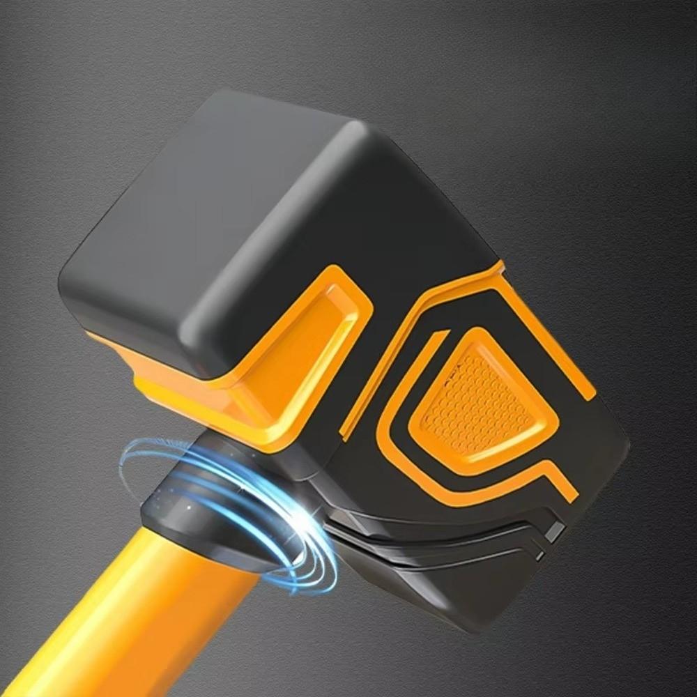 Multifunctional Tile Hammer Soft Rubber Head Soft Percussion Hammer  For Construction Workers