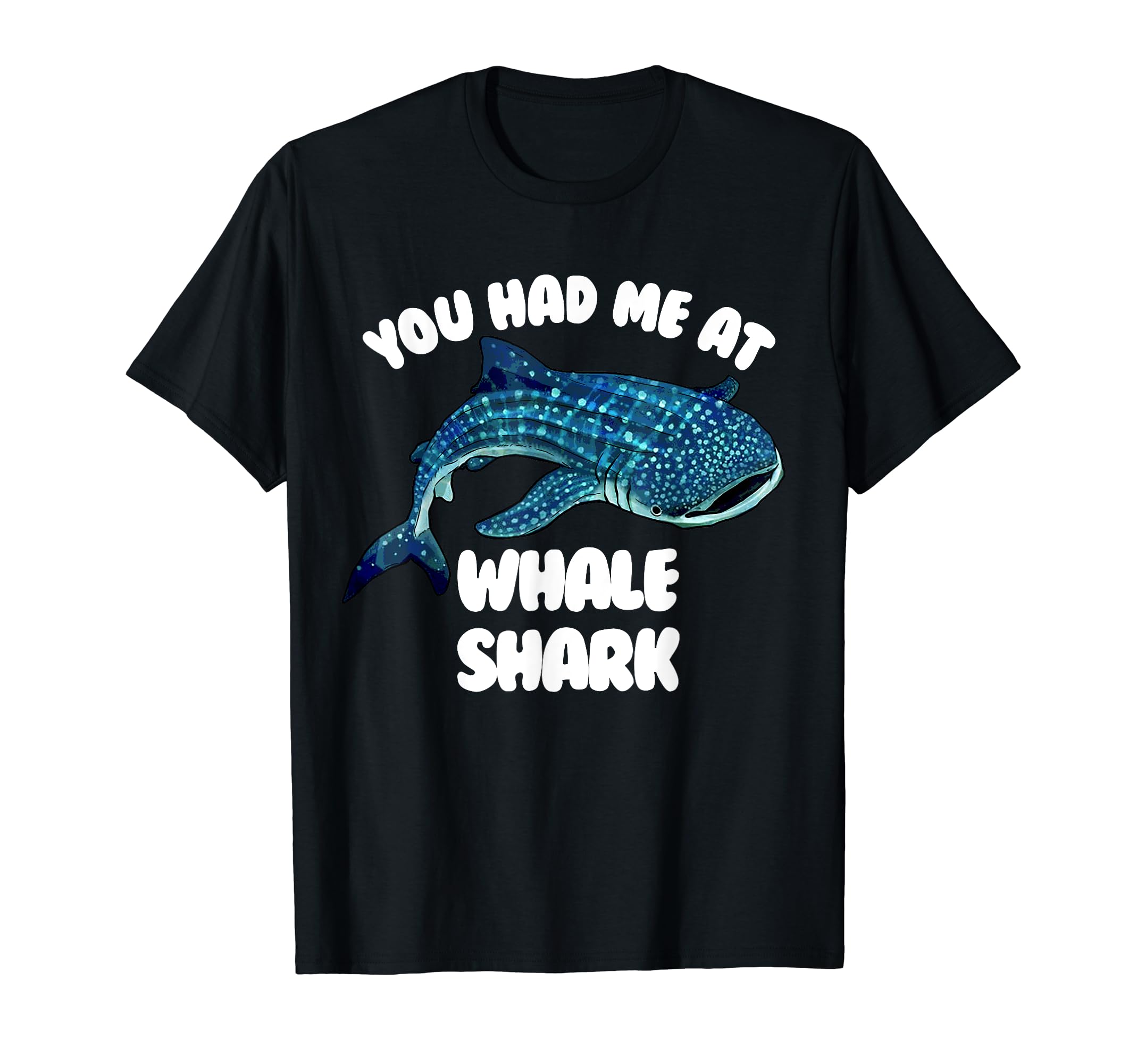 

You Had Me At Whale Shark Смішна футболка з китовою акулою чорний