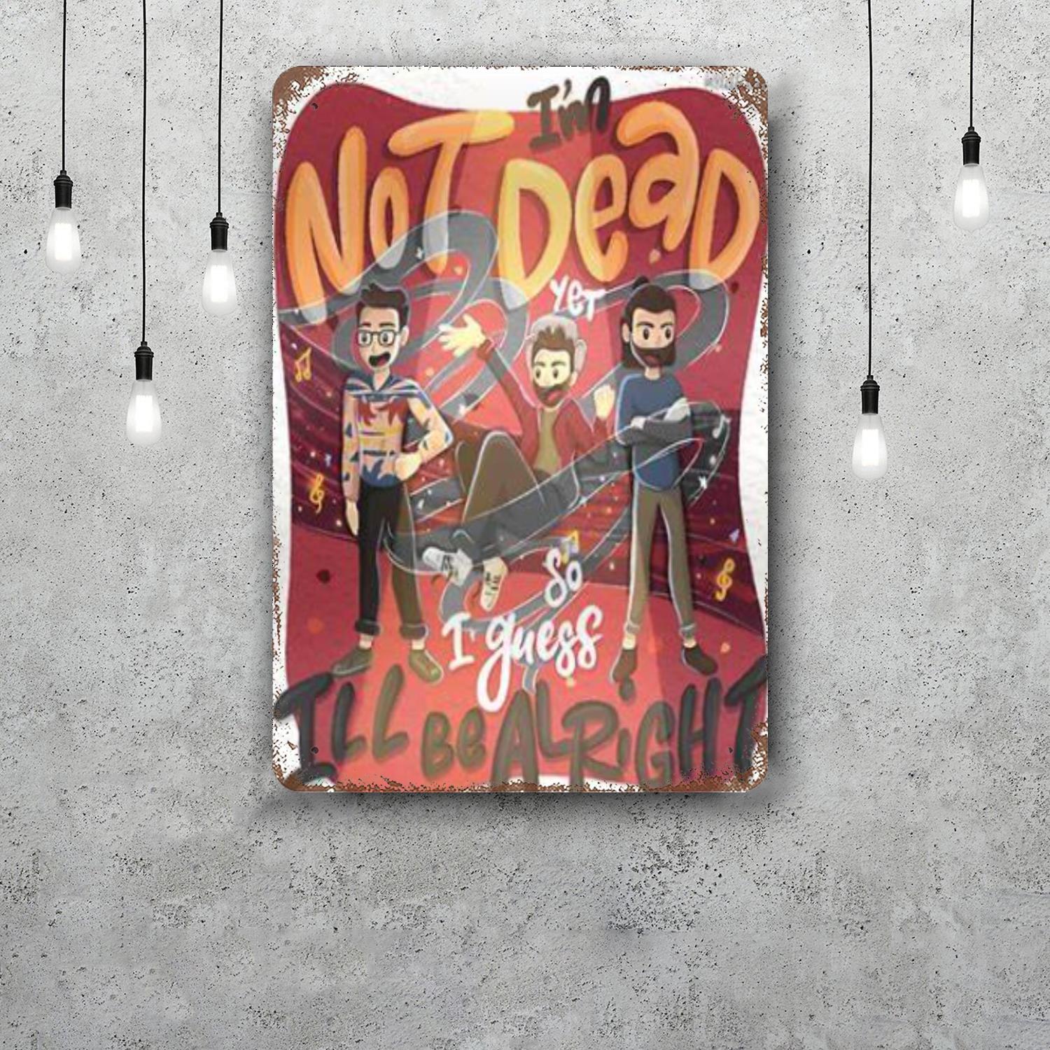 

ajr neotheater Decor Poster Vintage Tin Sign Metal Sign Decorative Plaque for Pub Bar Man Cave Club Wall Decoration 20x30cm（7.8x11.8inch）