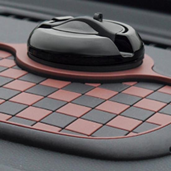 Car Phone Holder Dashboard Non-Slip Pad 360-degree Rotating Cell Phone Stand Multipurpose Anti-Slip Mat for Sunglasses Keys Gadgets