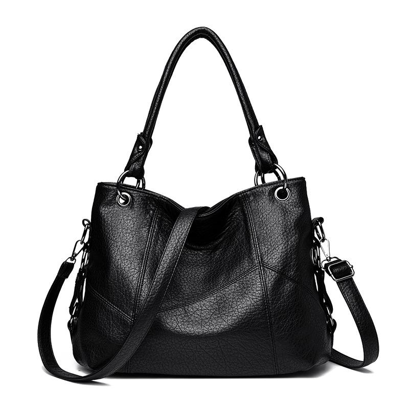Tote Bag, New Large Capacity Shoulder Bag, Fashionable and Simple Soft Leather Commuting Bag, Women's Handbag