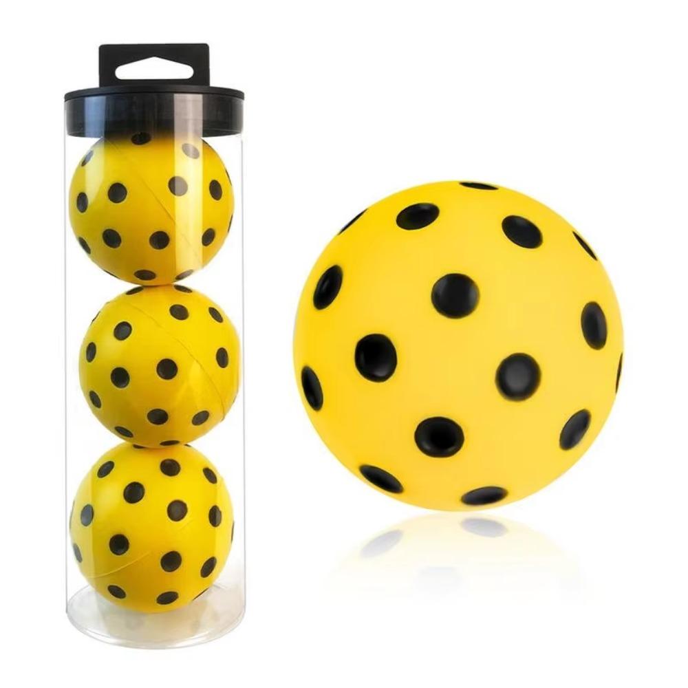 

Малошумные бесшумные мячи для пиклбола Высокая эластичность Точный настоящий мяч Детские игрушки жёлтый