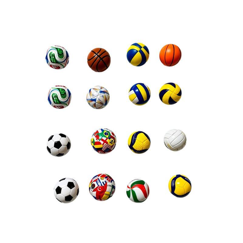 Creative Soccer 3D Fridge Magnet Realistic Football Pattern Souvenir Home Refrigerator Decor for Party Favor
