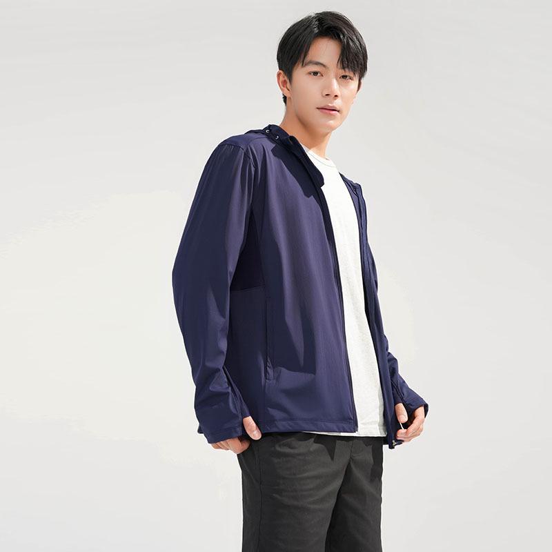 

Трендовая куртка с капюшоном Ice-Touch для защиты от солнца для мужчин и женщин - Легкая, дышащая, идеально подходит для велоспорта и рыбалки XL