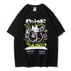 Men Women Cartoon T Shirts 2026 Summer Harajuku Kawaii Cat Printed Short Sleeve Tees Couple Fashion Casual Streetwear Y2K Tops