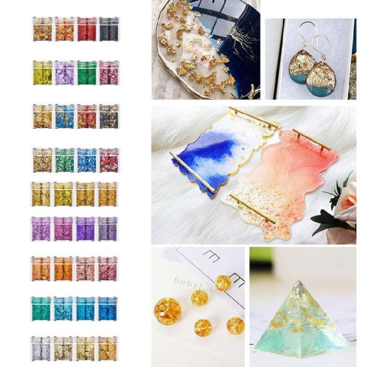 Epoxy Resin Filling Gold Foil Paper Gold Flakes for Decorative Art and Crafts
