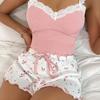 Women's Spring/Summer Sweet Pajama Set: Cute High-End Camisole, Shorts, & Sexy Home Wear