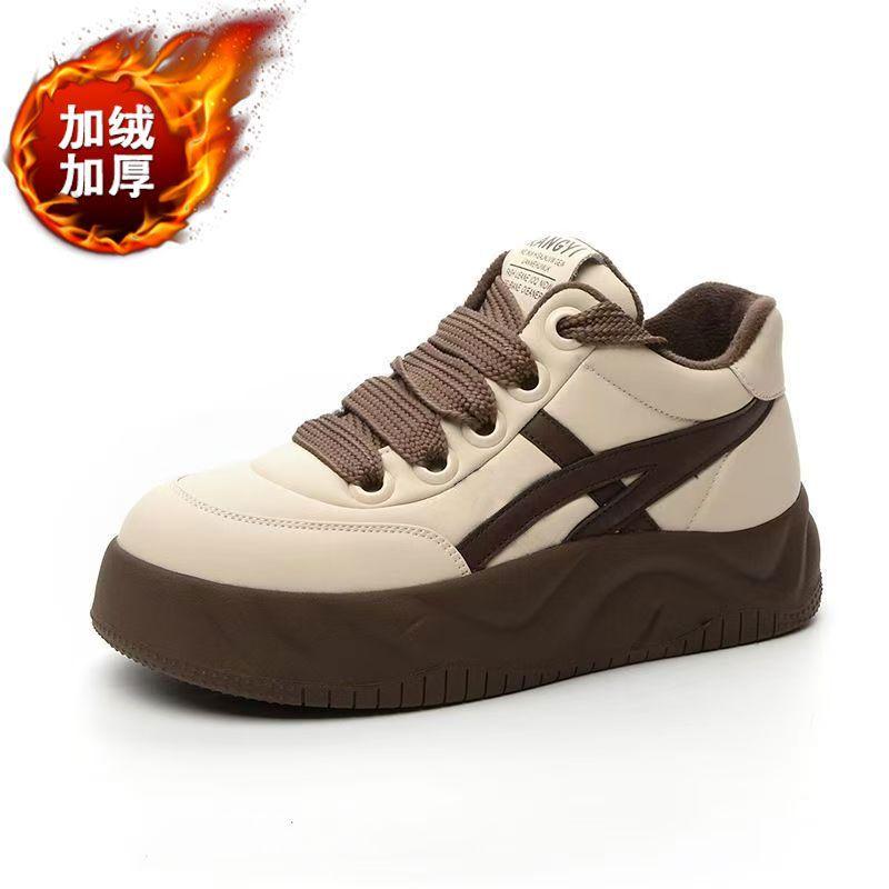 

Туфли на платформе, одинарные туфли, осень-зима 2025, новая универсальная кожа, мягкая подошва, повседневная обувь, кеды, женские бархатные хлопковые туфли The above are all in stock.