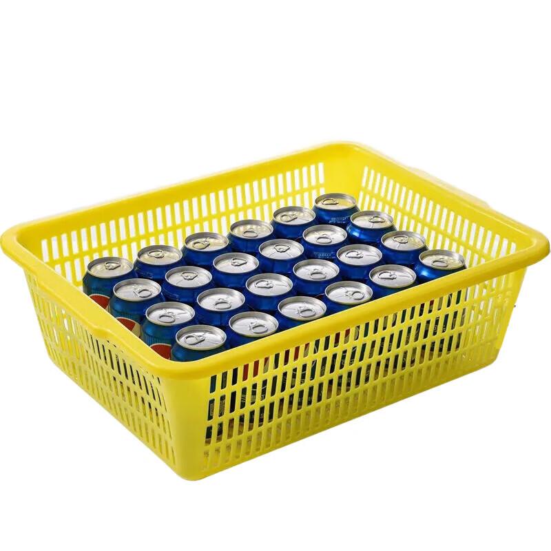 Rectangular Plastic Storage & Drain Basket