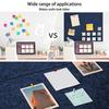 12Pcs Cork Bulletin Boards 30x30cm Adhesive Backing Message Board Wall Mount Photo Display Note Organizer for Home Office Classroom