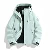 Men's Women's Enhanced Waterproof Jackets Outdoor Sports Heat-Sealed Seams Windbreaker Unisex Hiking Climbing Rain Coat
