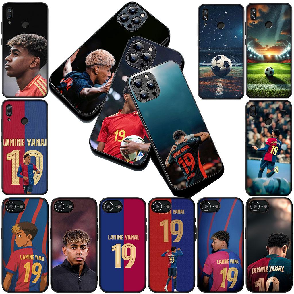 Phone Cover for Xiaomi Redmi 15 15C A4 A5 9A 9C NFC Note 9 8 9T 8T 5G Soft Silicone Case Soccer NO 19 Football Number No19