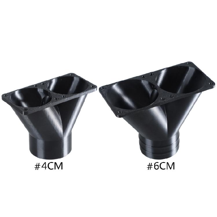 Cooling Fan Pipe Outlet Air Gathering Vent Air Outlet for 4cm/6cm Cooling Fan Enhances Air Ventilation Fan Outlet