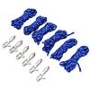Retractable Buckle Rope Adjustable Quick Release Roller Tensioner for Camping Boating Home