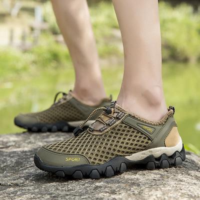 Męskie buty z siateczką Letnie nowe męskie trampki Buty z siatkową dziurą