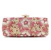 Borsa da Festa Lusso Multi Fiore Cristallo Donna Regalo Sposa Pochette Strass Borsa Marca Floreale Diamante Borse da Sera