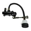 Motorcycle Rear Brake Master Cylinder Pump Hydraulic For Aprilia Ducati Honda Kawasaki Moto Guzzi Triumph