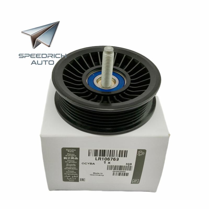 LR106769 LR010689 C2D21151 C2D49055 C2D56037 Idler Pulley Assembly for Land Rover Jaguar F-PACE XE RANGE XJ XF RANGE ROVER