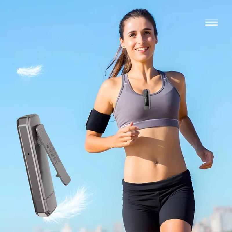 X80 USB MP3 Player Mini 64GB Touch Key Bluetooth 5.3 Sports Clip Music Player Support FM Radio Recorder E-Book Pedometer