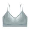 European & American Style Women's D Cup Spaghetti Strap Bandeau Bra - Strapless & Sporty