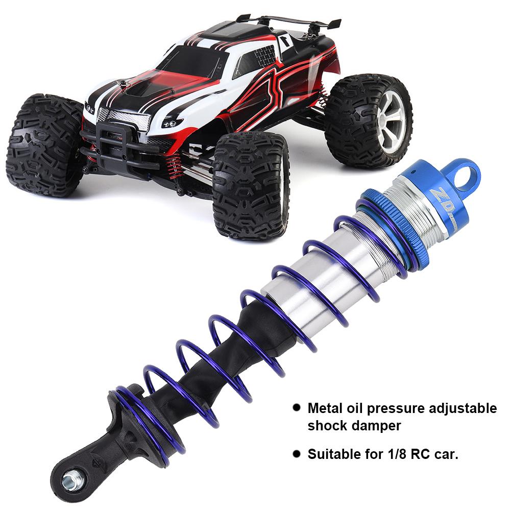 1Celsius8 RC Car Metal Oil Pressure 2pcs Front Shock Damper 2pcs Rear Shock Damper (Red)