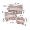 3 Pieces Double-Layer Draining Basket Multifunctional for Refrigerator