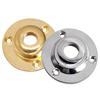 Replacement Guitar Jack Plate Metal Bass Top Cap Round Threaded Cover For Electric Guitar Parts And Headstock Accessories
