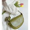 New Trendy Street Saddle Bag Retro Trendy Fashionable Shoulder Bag Simple and Atmospheric Crossbody Bag for Women