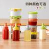 Squeezing Salad Bottle Seasoning Box Jam Squeezing Bottle Outdoor Barbecue Seasoning Bottle Set Home Sauce Bottle