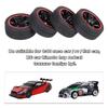 4PCS 1Celsius10 Rubber Tires for RC Racing Car, Rubber and Foam, Compatible with   HPI, Diameter 65mm for RC Cars